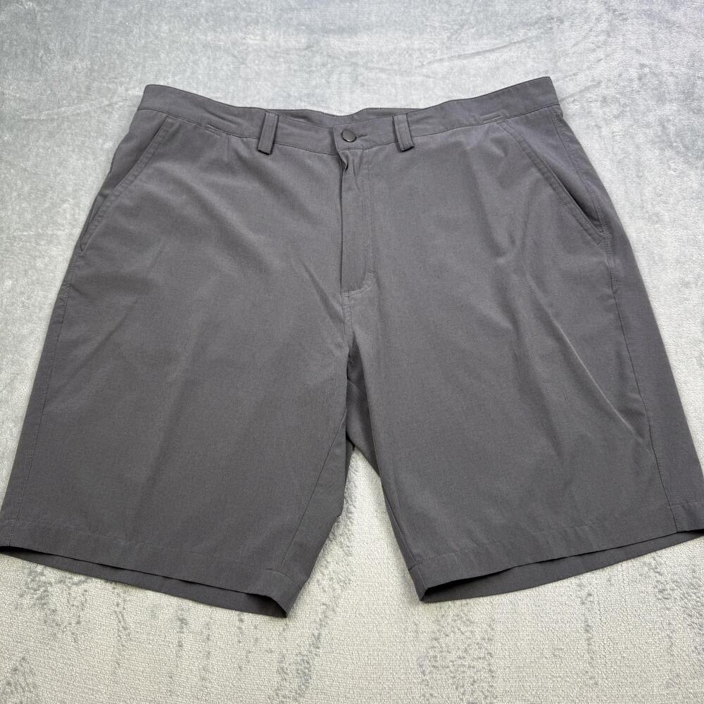 Arnold Palmer Shorts Mens 38 Gray Chino Golf Stretch Performance Casual